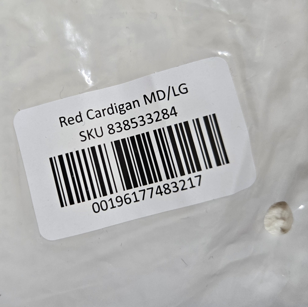 Taylor Swift Red Cardigan Size M/L NEW - Picture 6 of 7